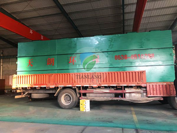 Henan environmental protection company buried sewage treatment equipment delivery